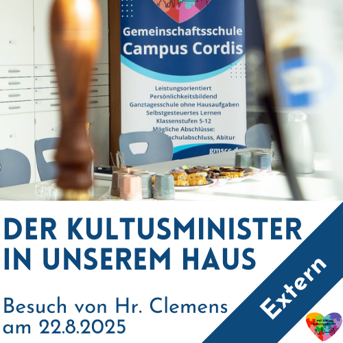 Kultusminister zu Besuch